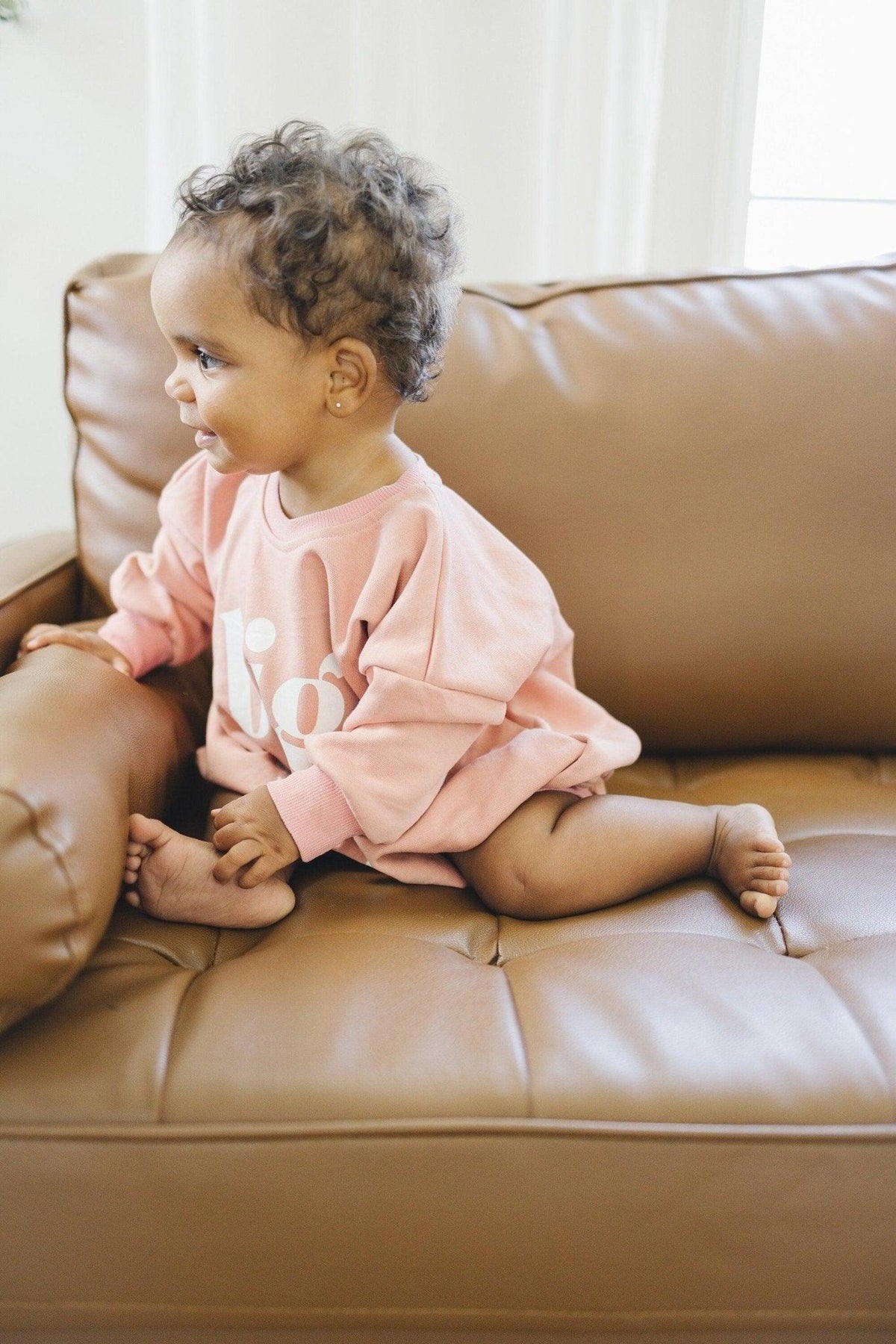 Big Sis Sweatshirt Romper - more colors - Shop Avnu