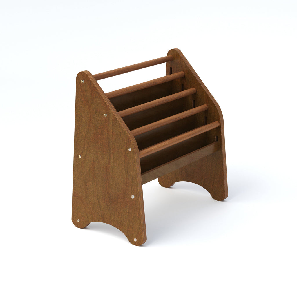 Wooden Montessori Bookshelf