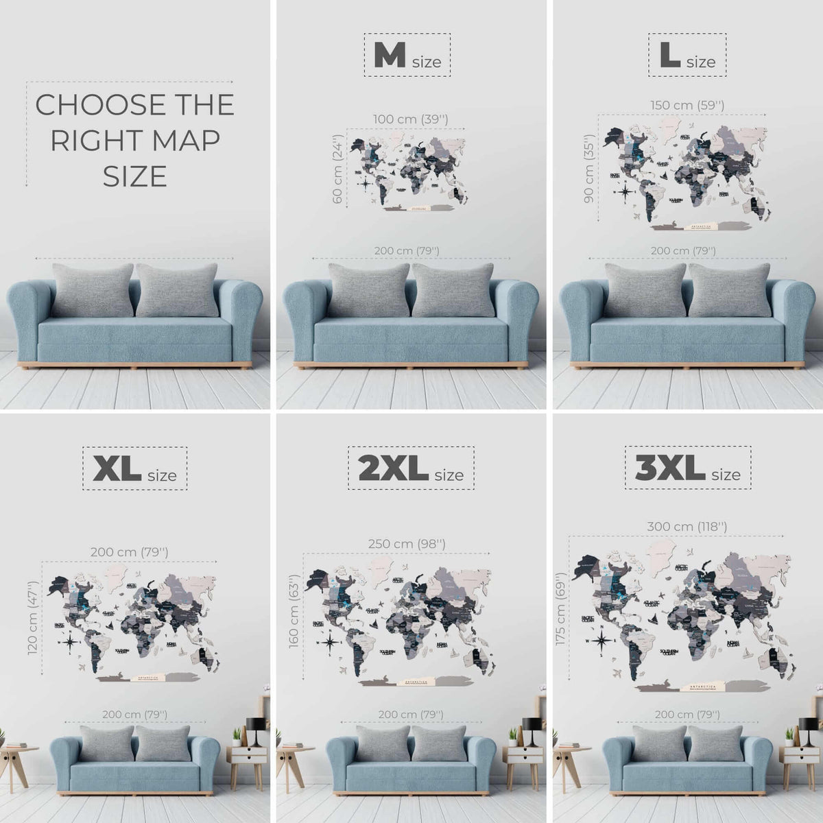 Bundle: Colored Map and Flags Pins