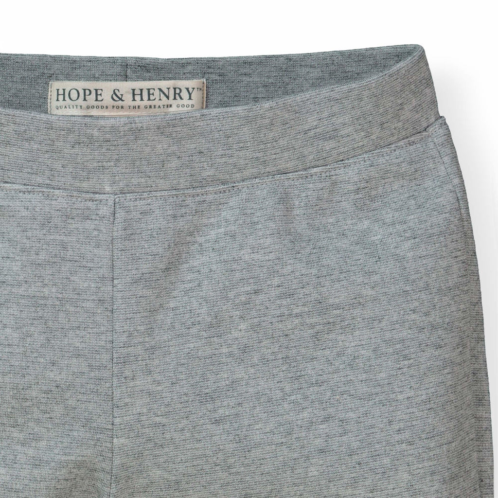 Button Cuff Ponte Pant - Baby