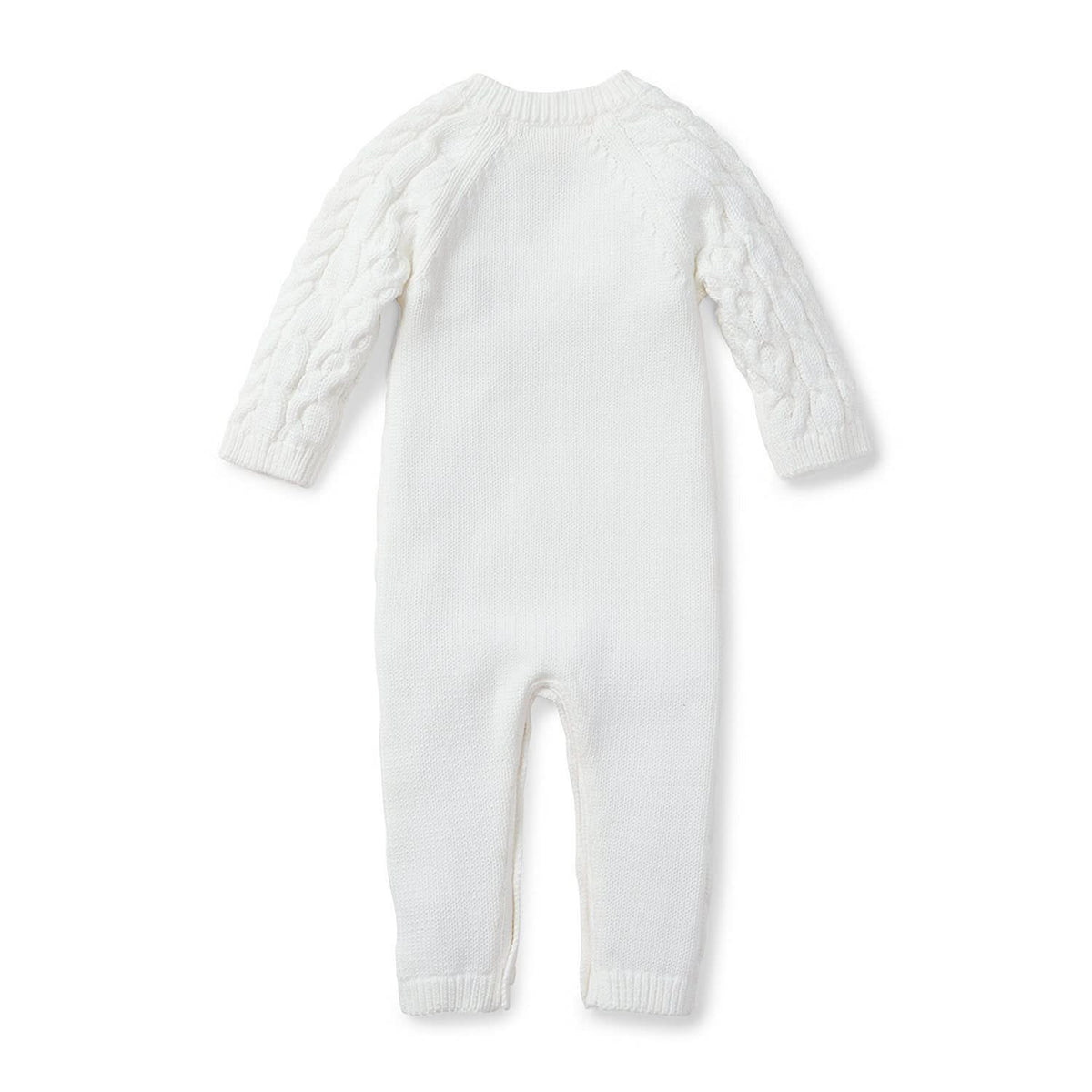 Organic Cable Knit Sweater Romper