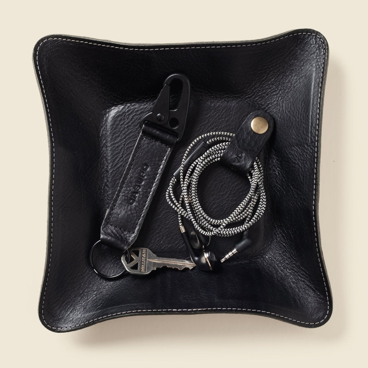 Travel valet tray - Black