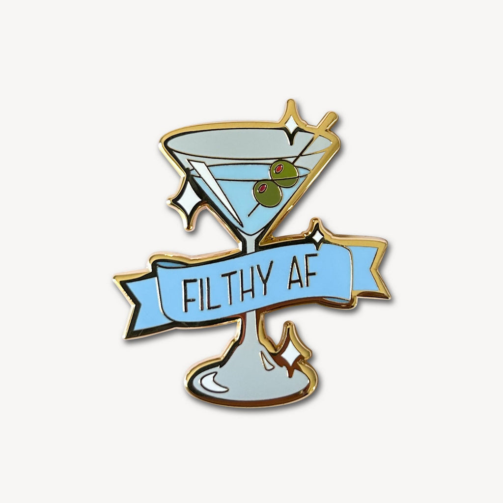 Dirty Martini (Filthy AF) Cocktail Pin - Shop Avnu
