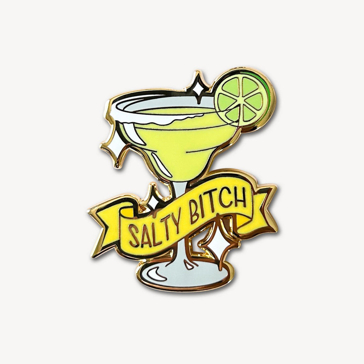 Margarita (Salty Bitch) Cocktail Pin - Shop Avnu