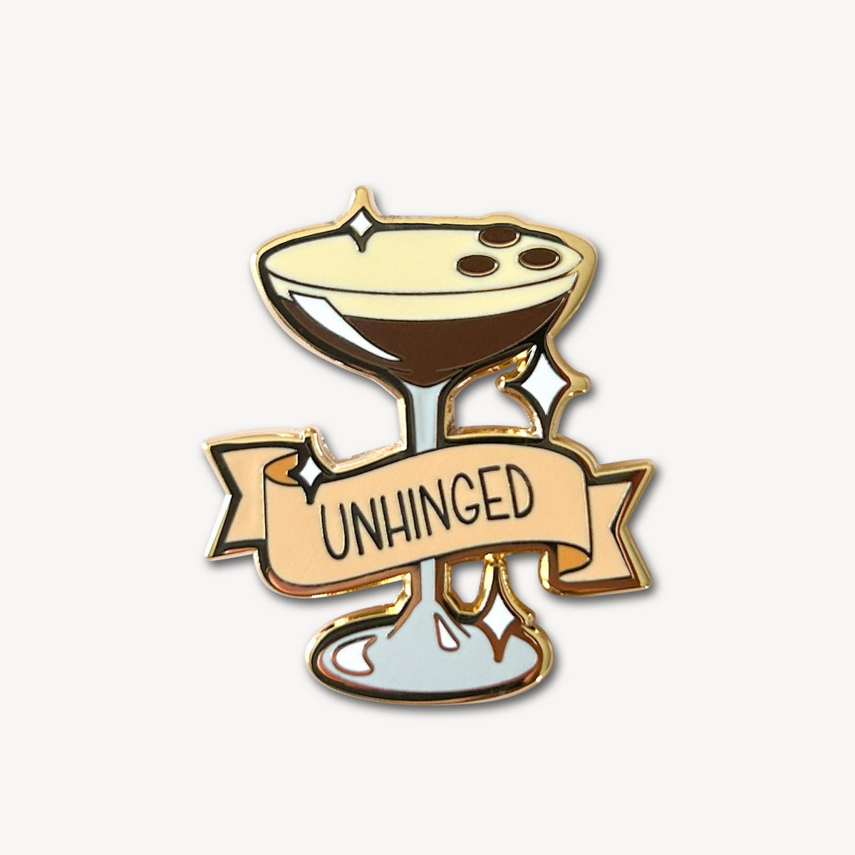 Espresso Martini (Unhinged) Cocktail Pin - Shop Avnu