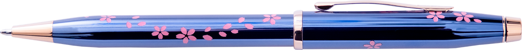Century® II Cherry Blossom Translucent Blue Lacquer Ballpoint Pen