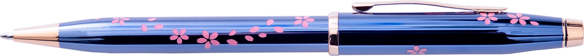 Century® II Cherry Blossom Translucent Blue Lacquer Ballpoint Pen