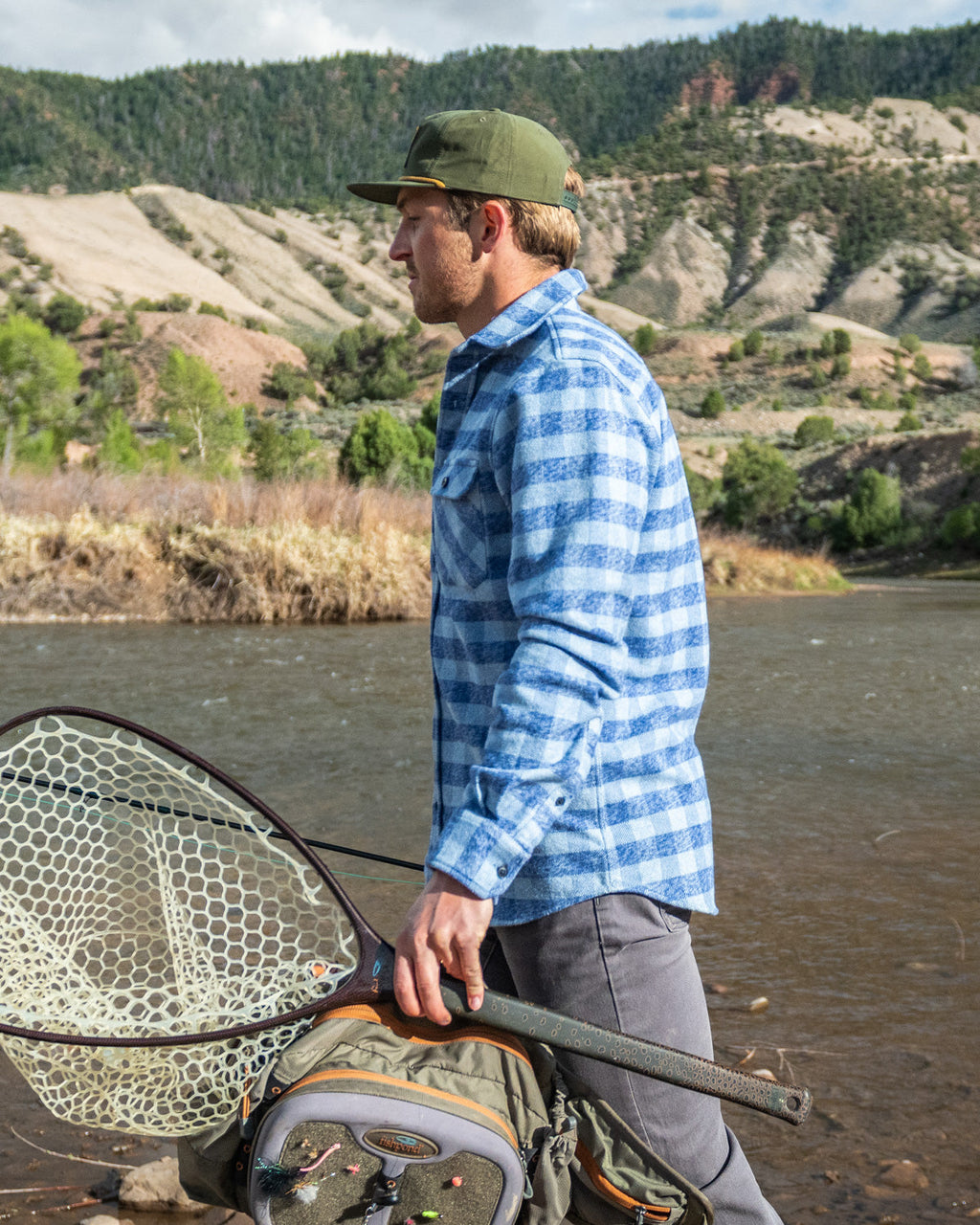 Grand Flannel, Checkered Blue