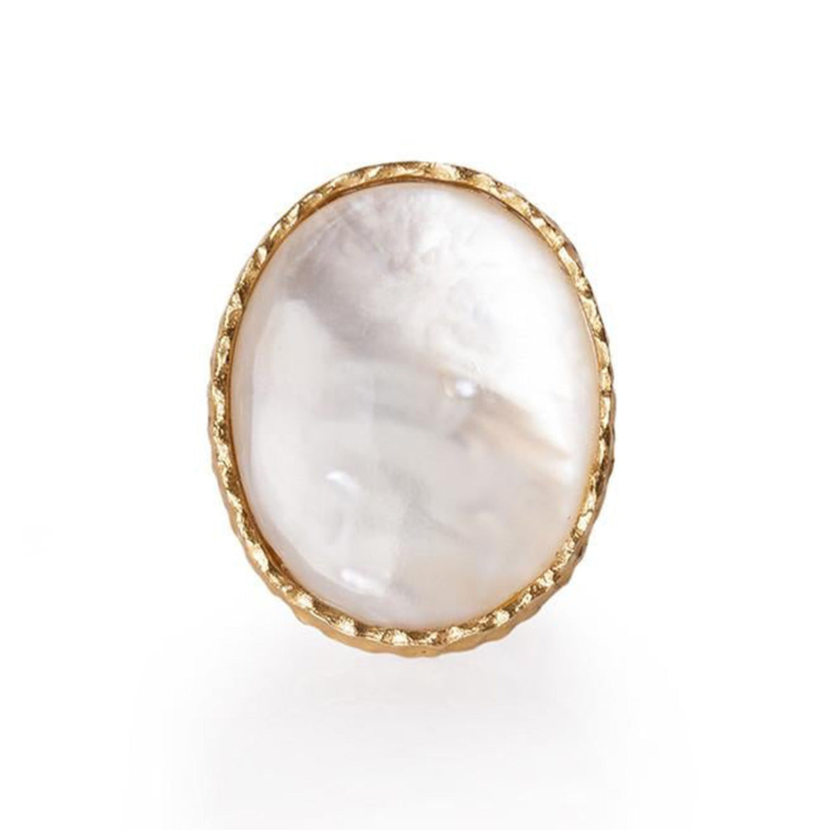 Statement Ring - Pearl - Shop Avnu