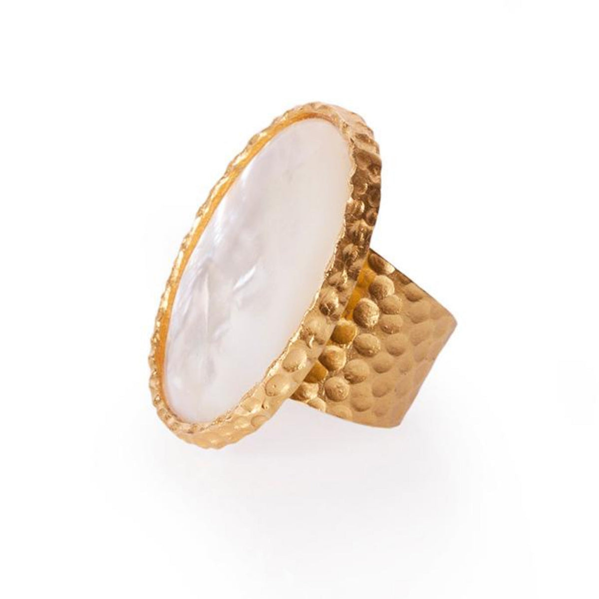 Statement Ring - Pearl - Shop Avnu