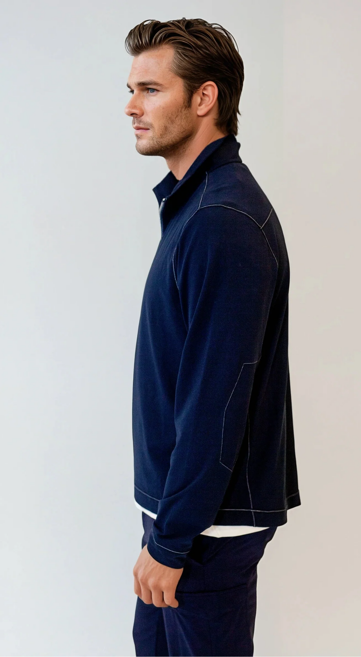 Buki Cinqo Travel Half Zip - Navy