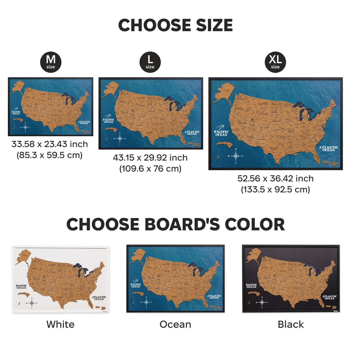 Cork USA Maps