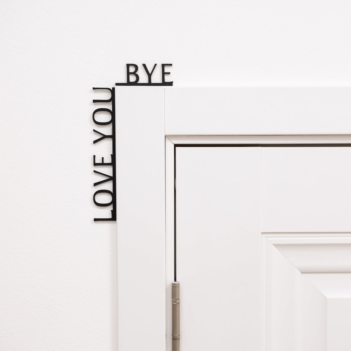 Wooden Corner Quote – Love You, Bye