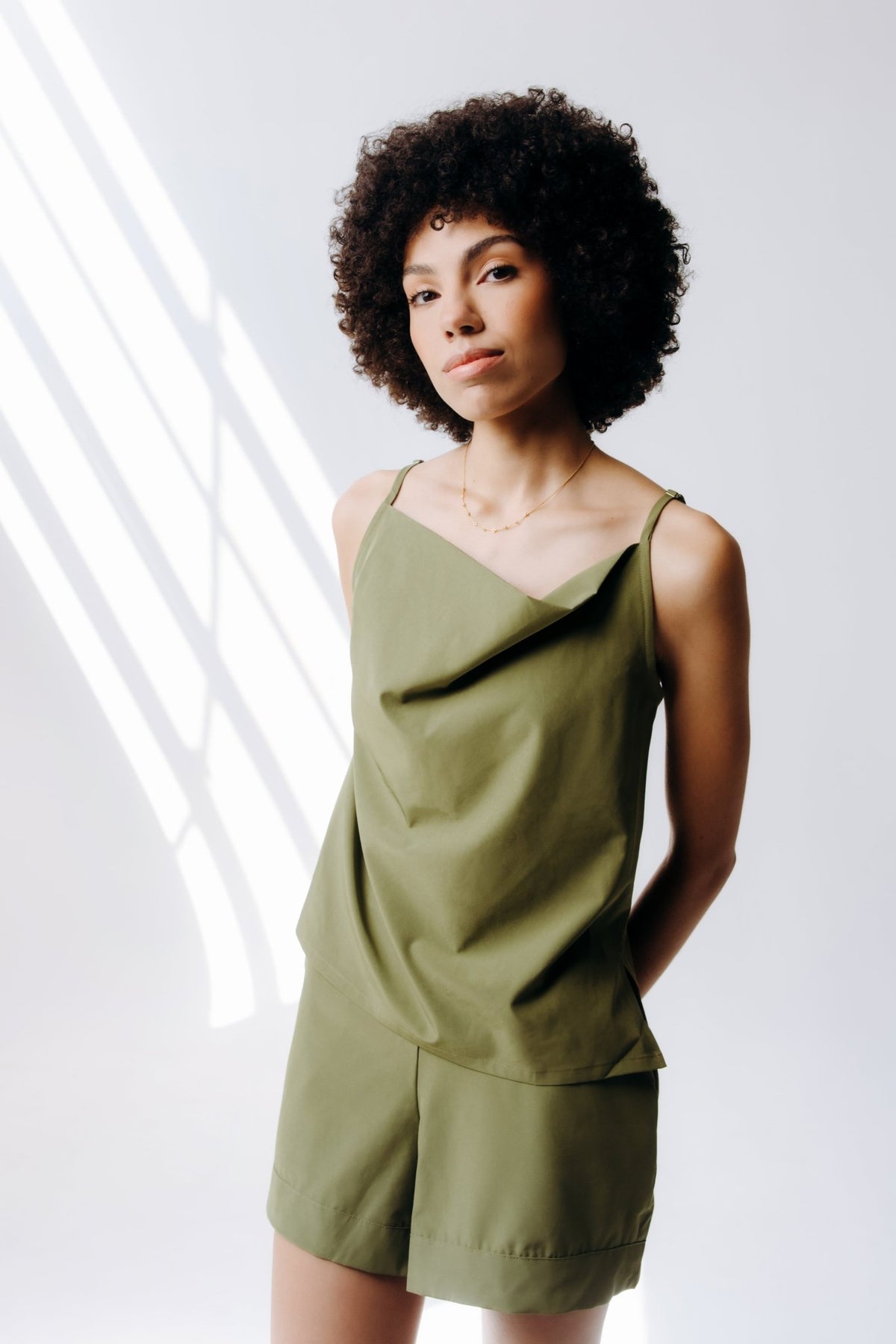 Cowl Neck Cami - Shop Avnu