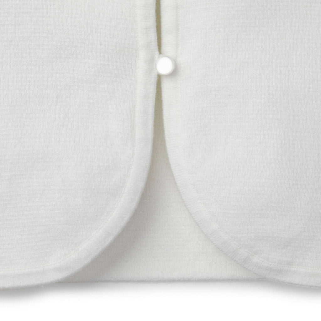 Organic Curved Hem Cardigan