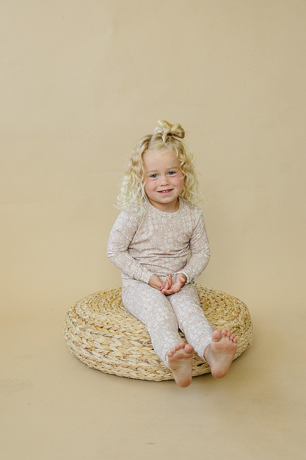 Dainty Ditsy 2pc Bamboo Pajamas - Shop Avnu