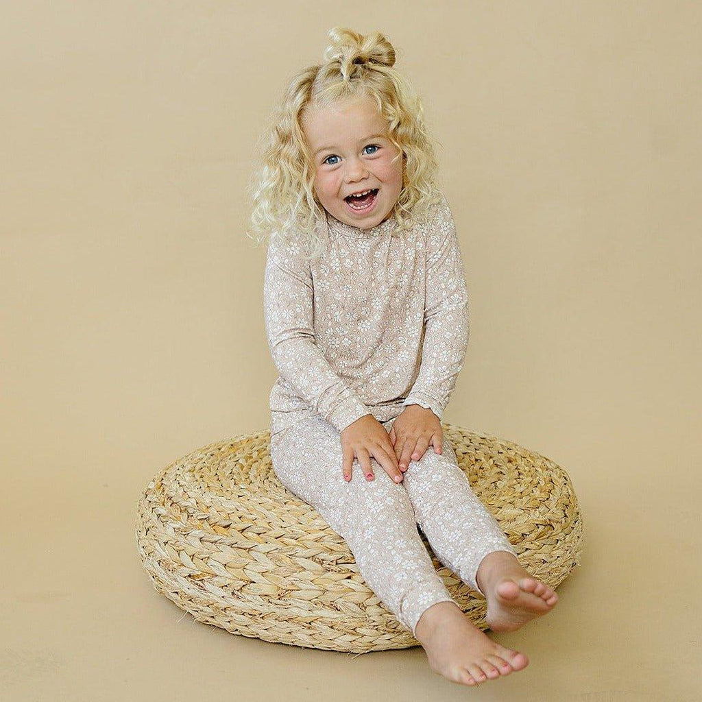Dainty Ditsy 2pc Bamboo Pajamas - Shop Avnu