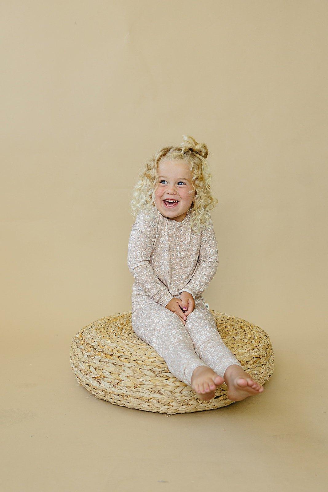Dainty Ditsy 2pc Bamboo Pajamas - Shop Avnu