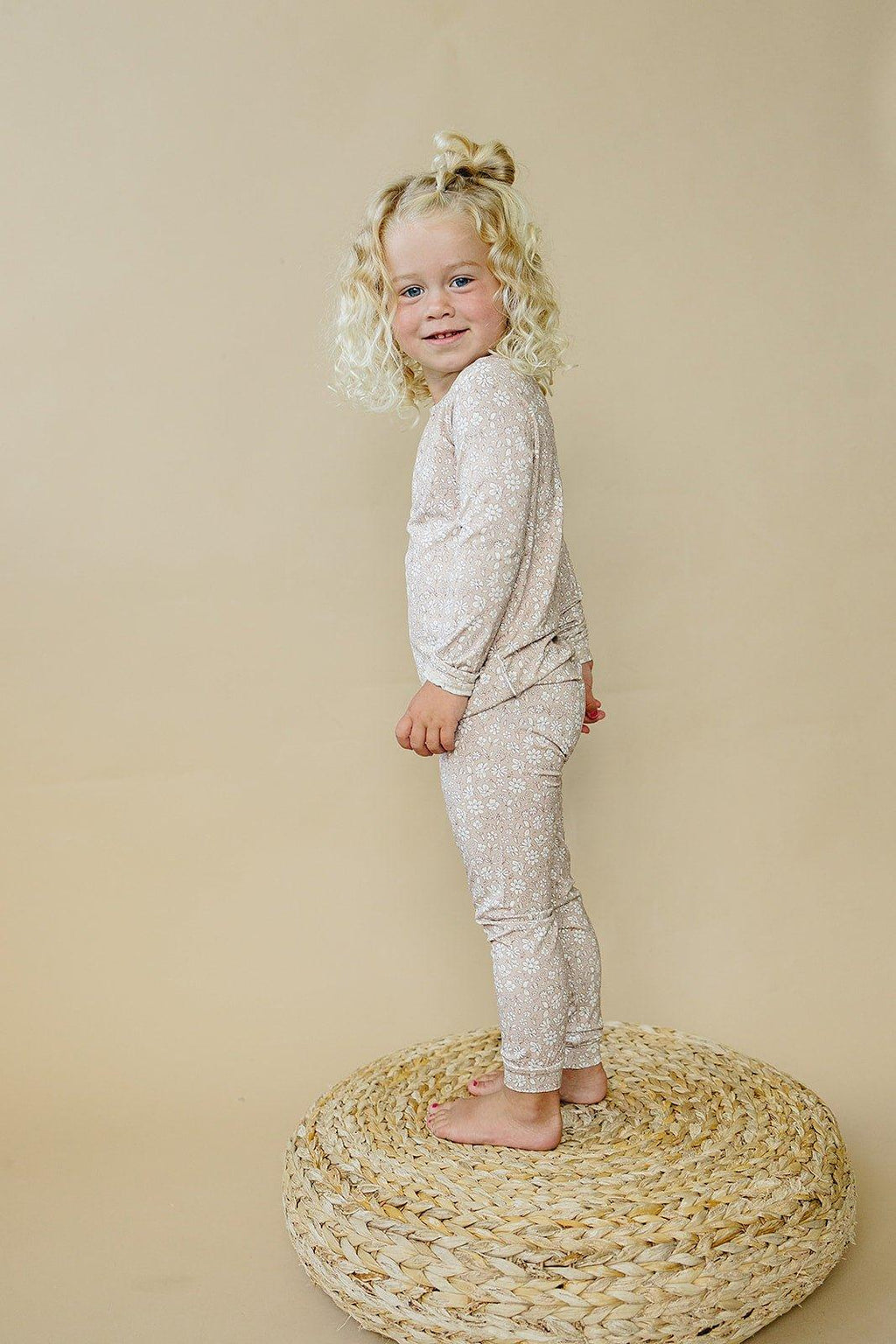 Dainty Ditsy 2pc Bamboo Pajamas - Shop Avnu