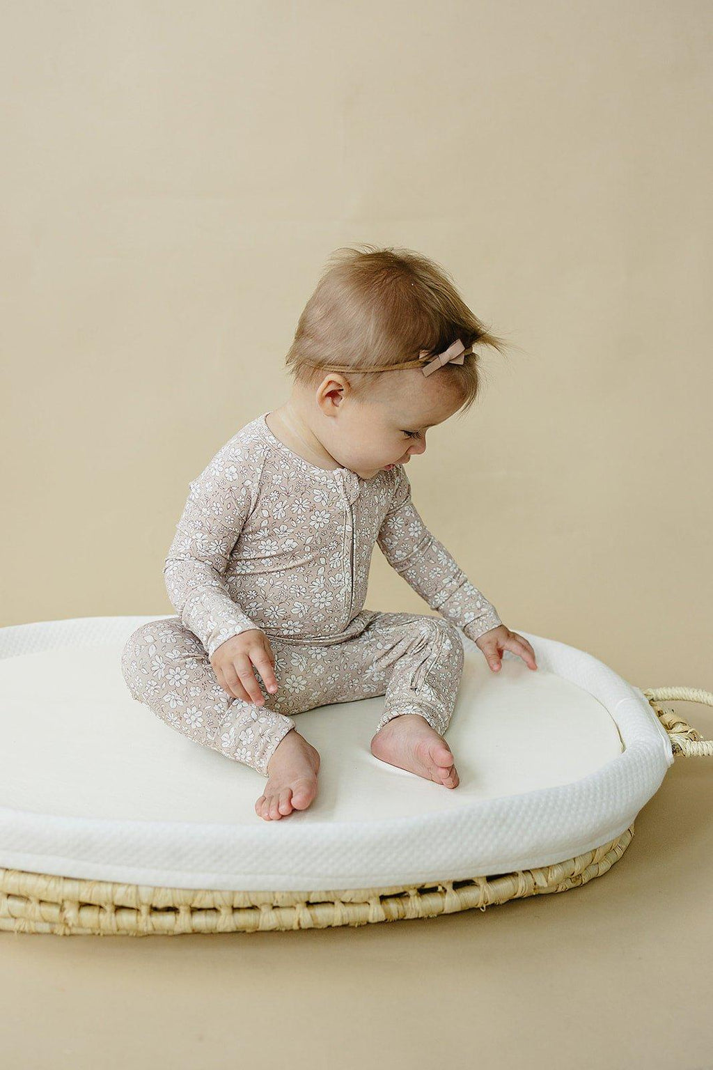 Dainty Ditsy Bamboo Zippy Romper - Shop Avnu
