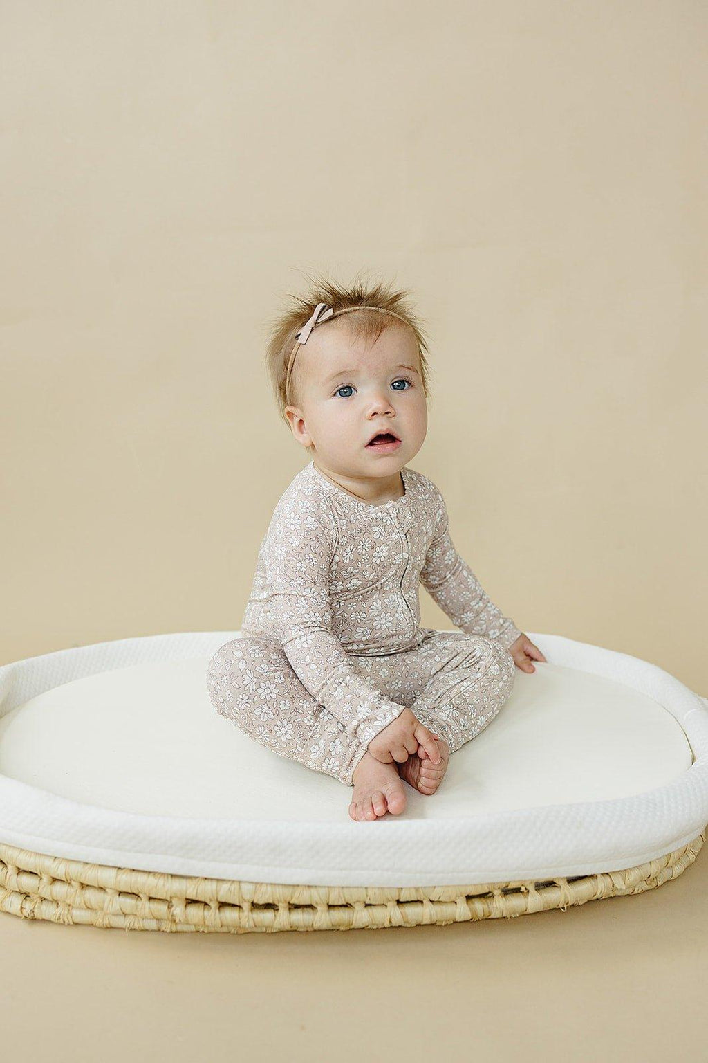 Dainty Ditsy Bamboo Zippy Romper - Shop Avnu