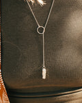 Dainty Lariat in Mother of Pearl
