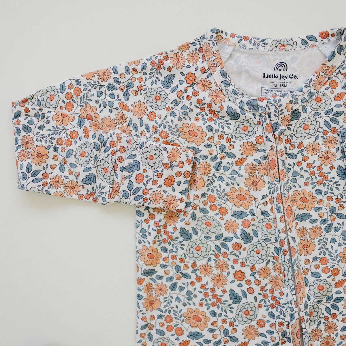 Darling Ditsy Bamboo Zippy Romper - Shop Avnu