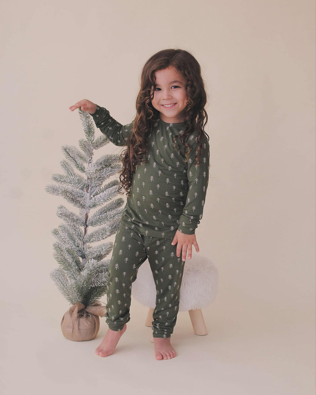 Christmas Tree Bamboo Pajamas - 2pc Set - Shop Avnu