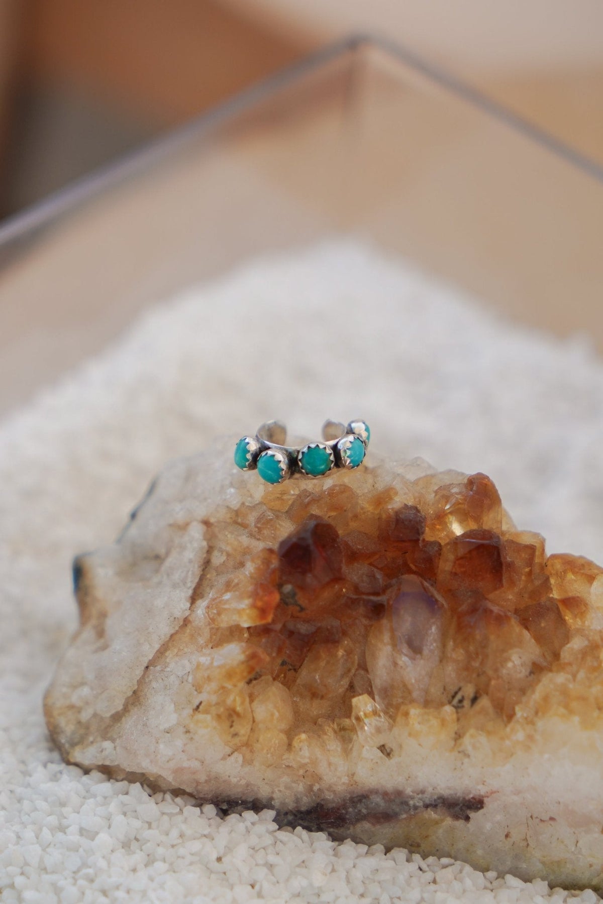 Ear Cuff in Hubei Turquoise