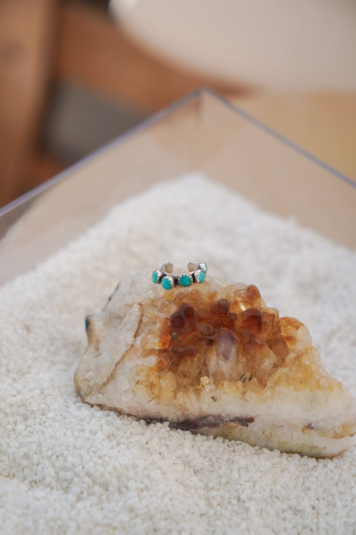 Ear Cuff in Hubei Turquoise
