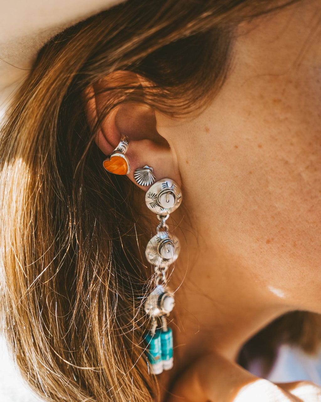 Ear Cuff in Spiny Oyster