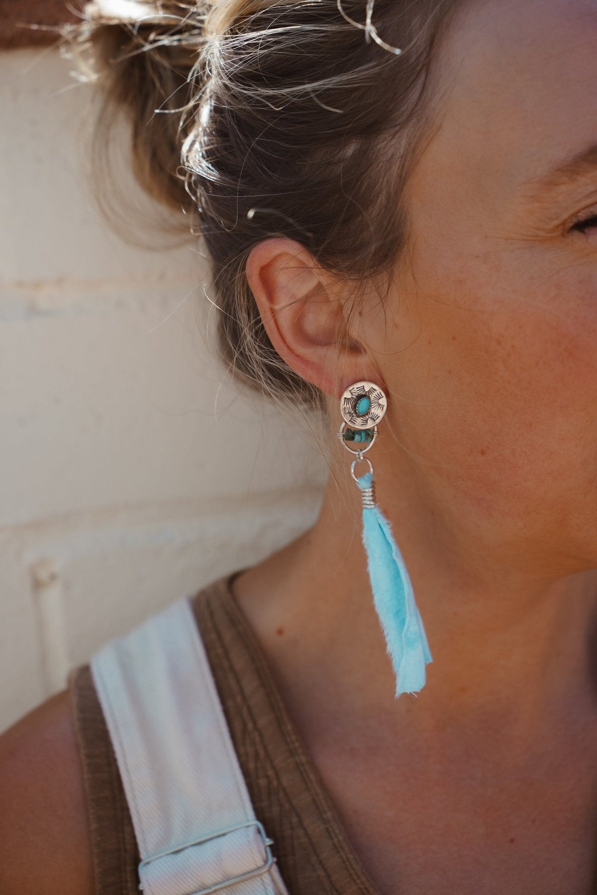 Earrings in Lone Mountain Turquoise