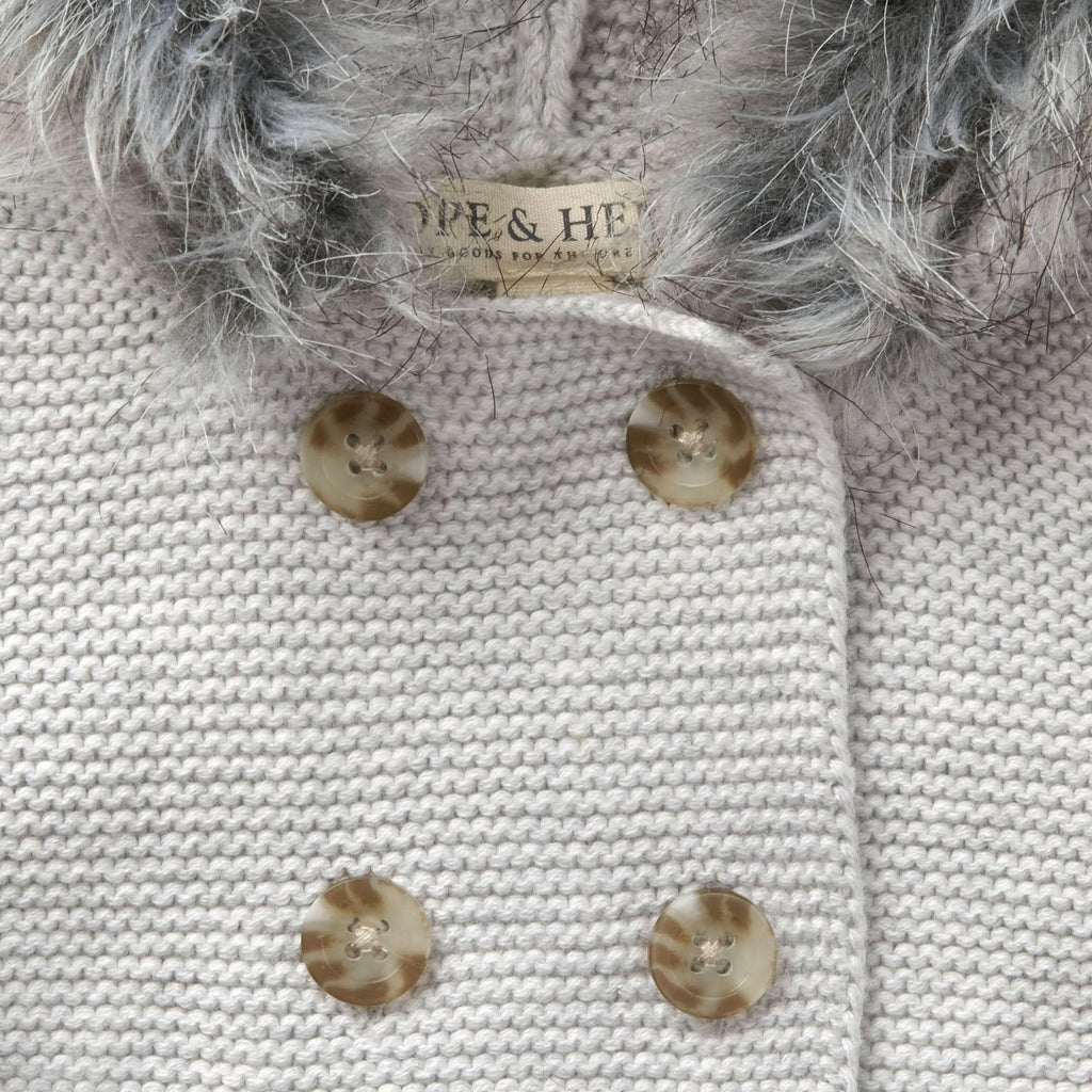 Faux Fur Hooded Sweater