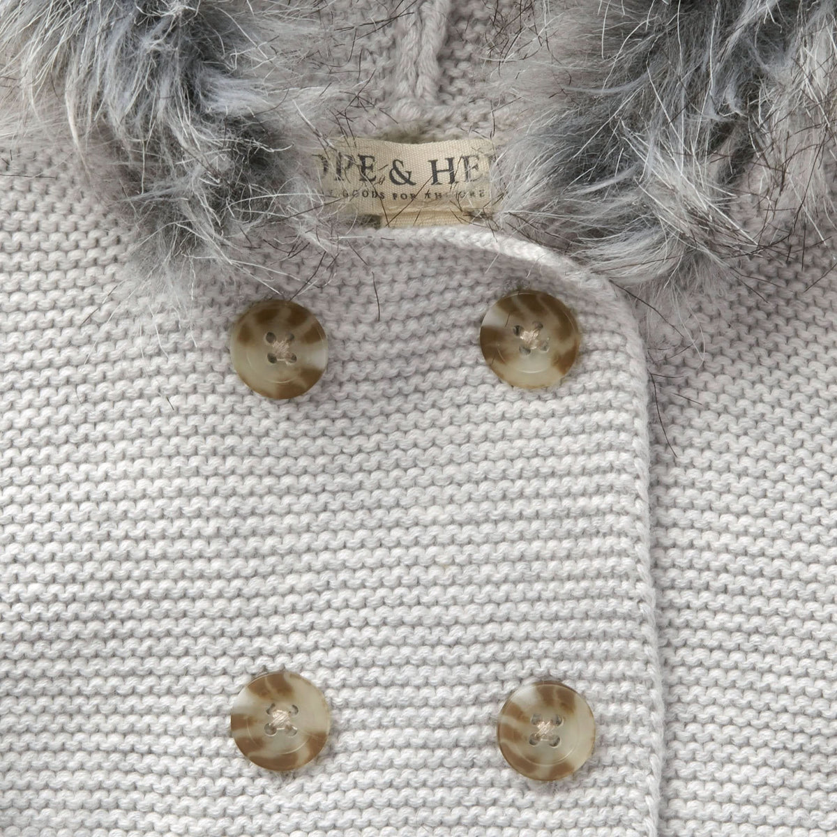 Faux Fur Hooded Sweater