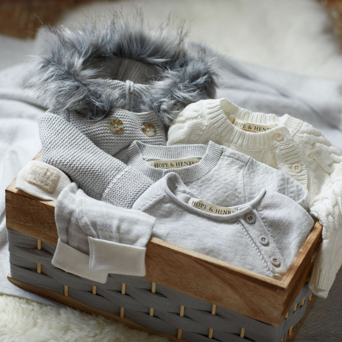 Faux Fur Hooded Sweater