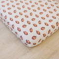 Football Print Bamboo Crib Sheet - Shop Avnu