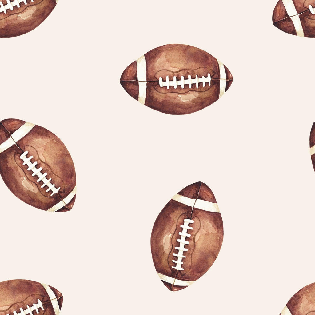 Football Print Quilted Bamboo Blanket - 1.0 Tog - Shop Avnu