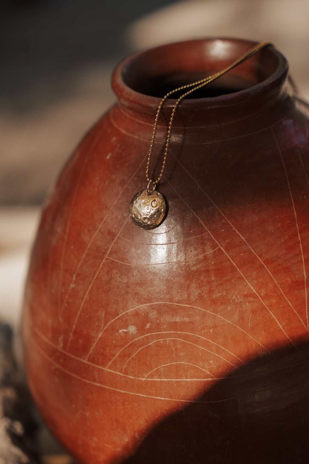 Full Moon Necklace in 14k Gold-Fill