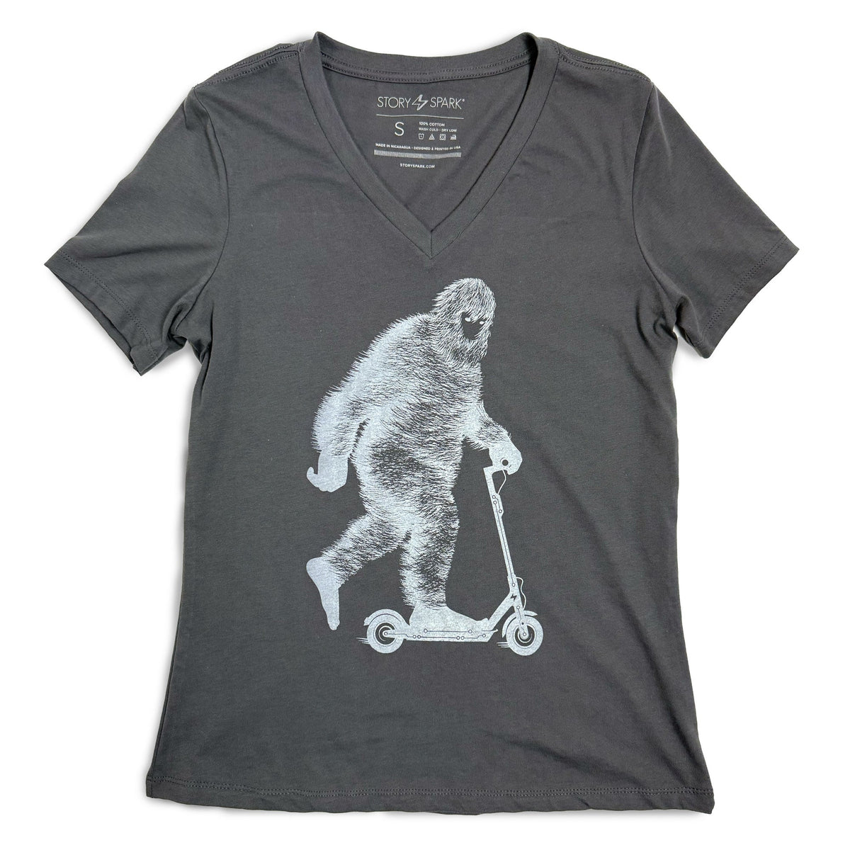 Glow Big Womens V-neck T-shirt (Glow in the Dark)