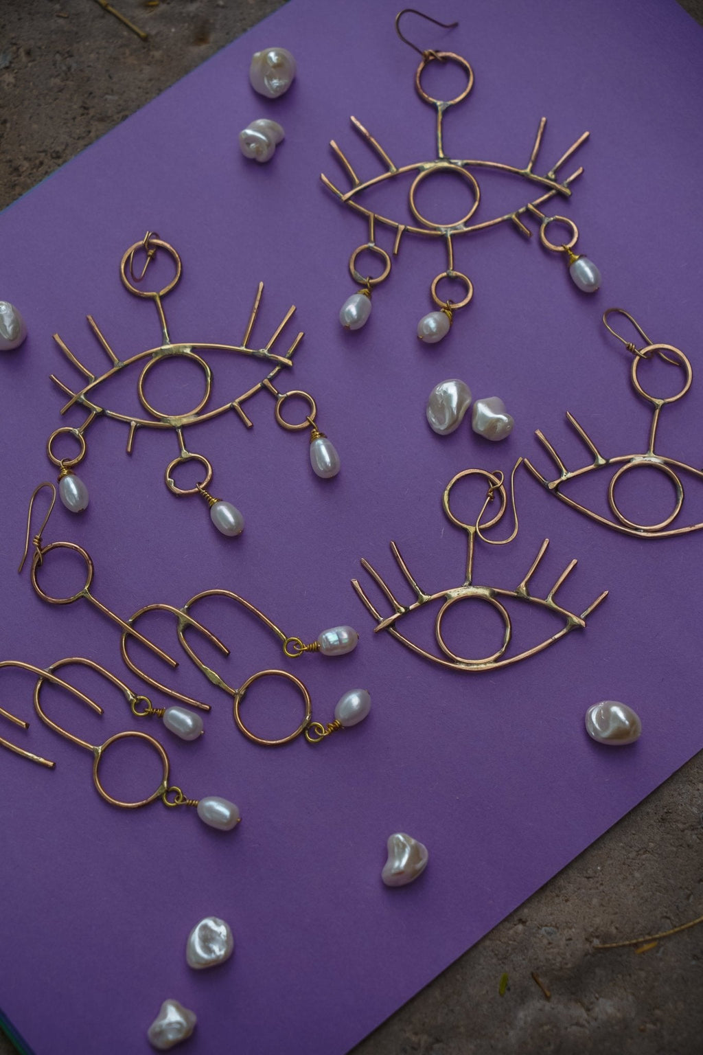 Golden Gaze Earrings