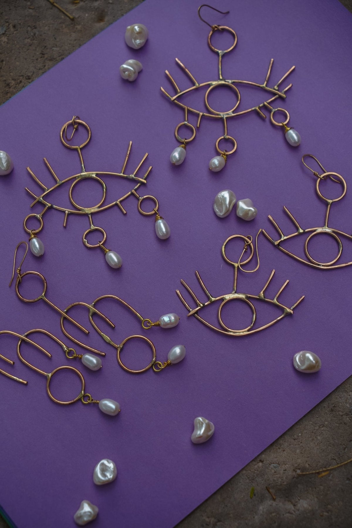 Golden Gaze Earrings