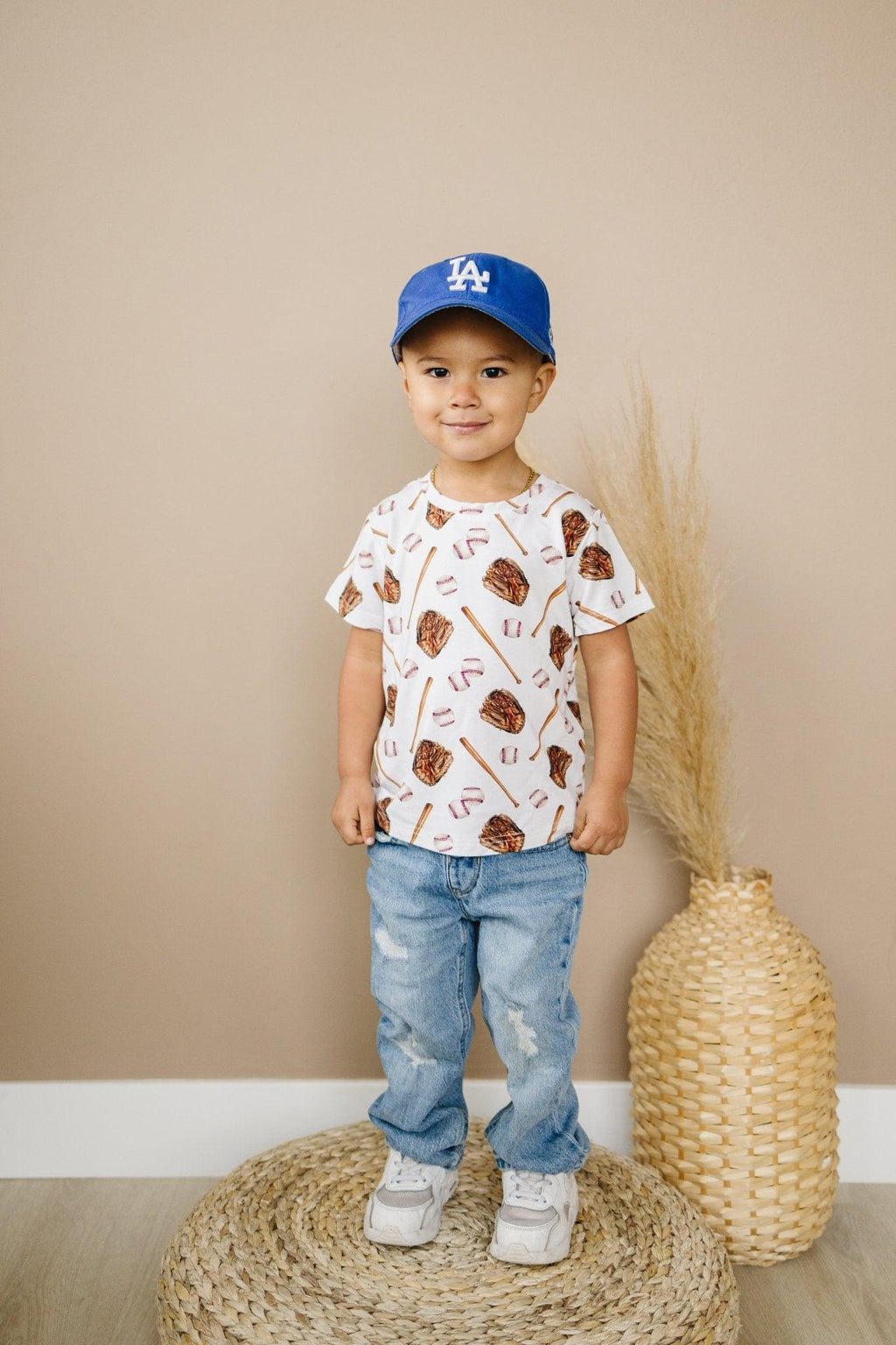 Grand Slam Bamboo Tee *Sizes 3/6m & Sz 6 Left - Shop Avnu