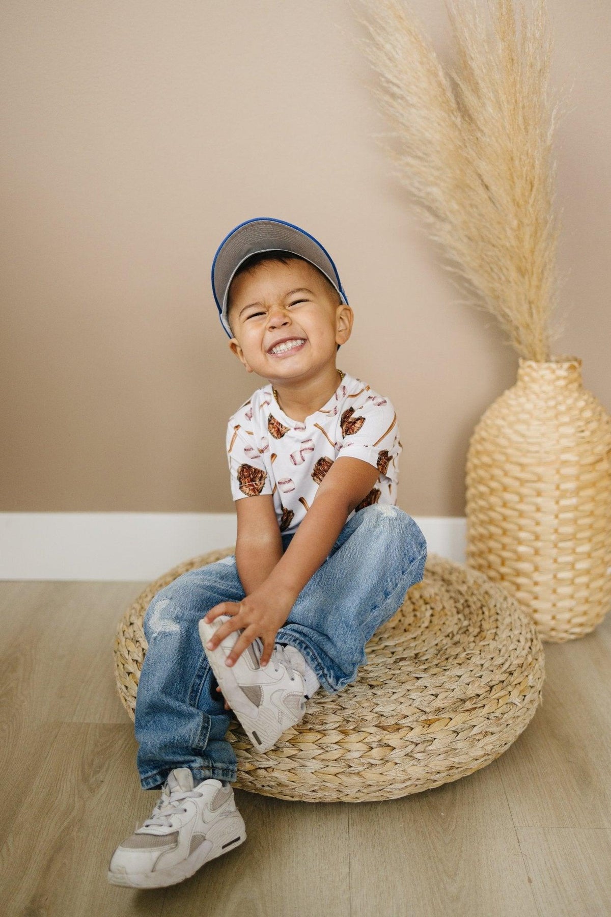 Grand Slam Bamboo Tee *Sizes 3/6m & Sz 6 Left - Shop Avnu