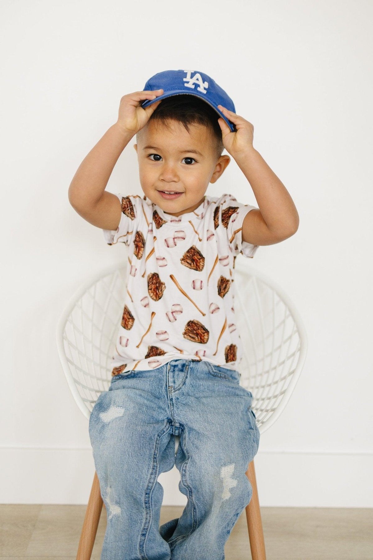Grand Slam Bamboo Tee *Sizes 3/6m & Sz 6 Left - Shop Avnu