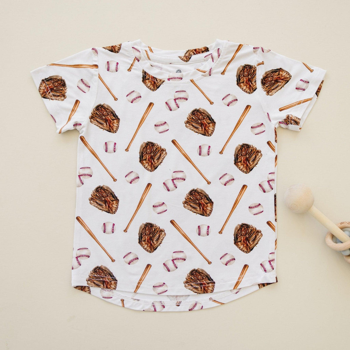 Grand Slam Bamboo Tee *Sizes 3/6m & Sz 6 Left - Shop Avnu