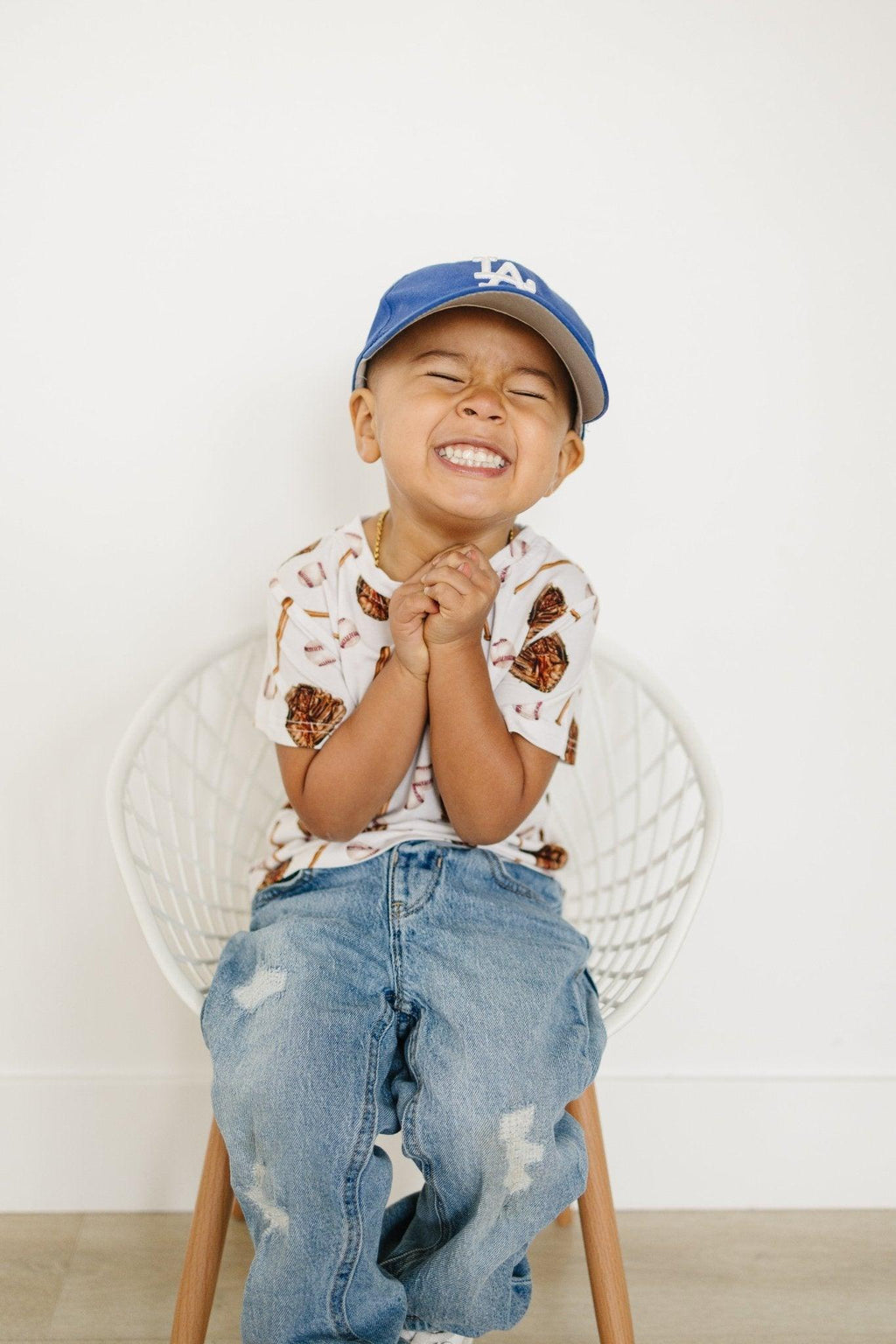 Grand Slam Bamboo Tee *Sizes 3/6m & Sz 6 Left - Shop Avnu