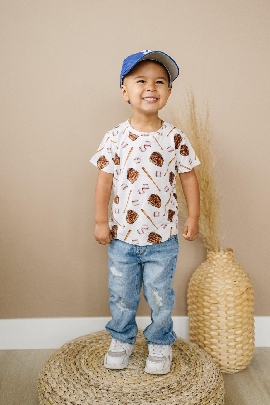 Grand Slam Bamboo Tee *Sizes 3/6m & Sz 6 Left - Shop Avnu