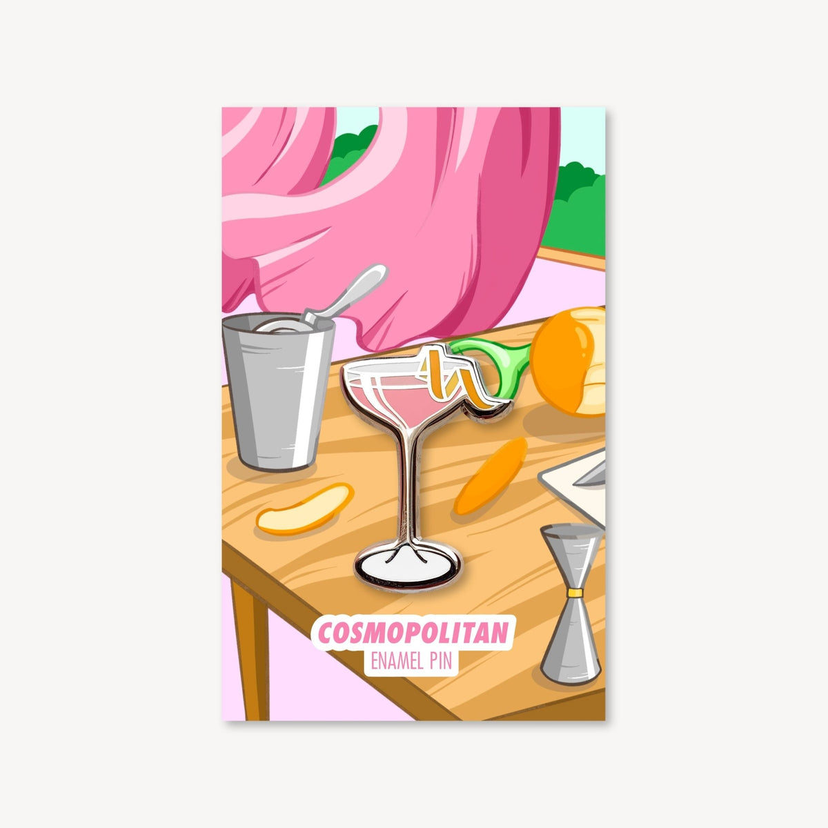 Cosmopolitan Cocktail Pin - Shop Avnu