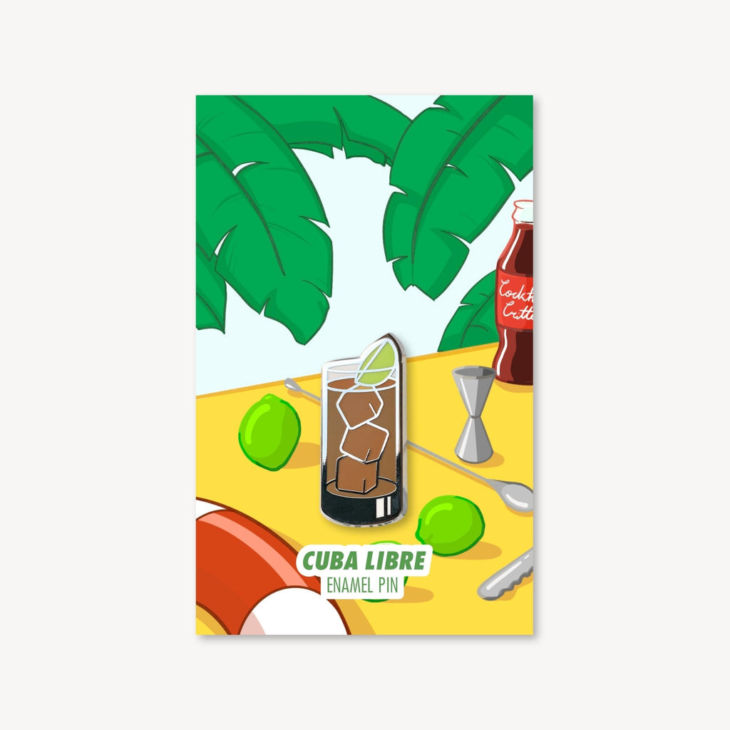 Cuba Libre Cocktail Pin - Shop Avnu