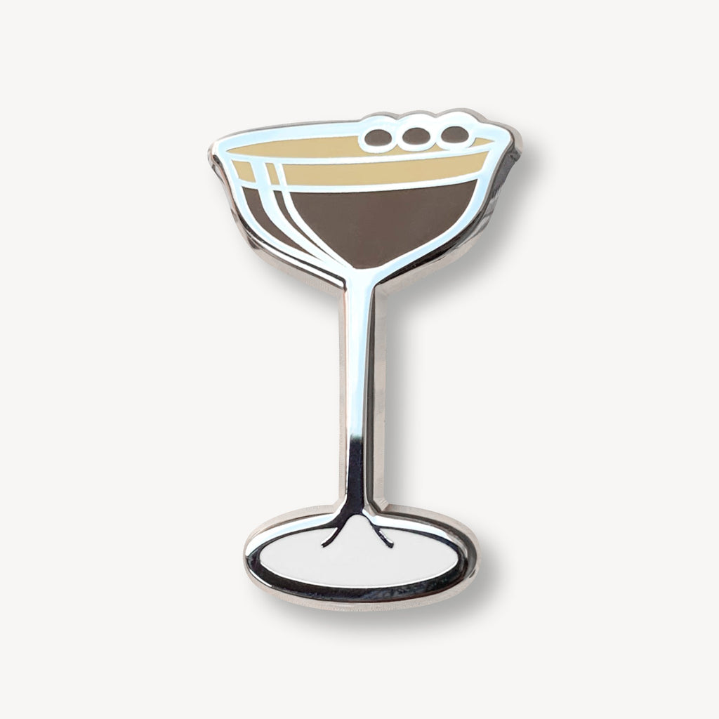 Espresso Martini Cocktail Pin - Shop Avnu